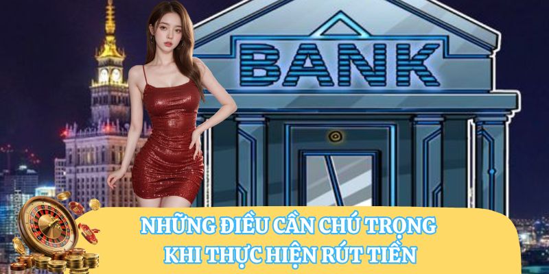 Những điều cần chú trọng khi thực hiện rút tiền